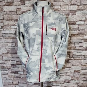 The North Face Apex Bionic Camo Jacket with Red Accents Fall/ Spring Jacket